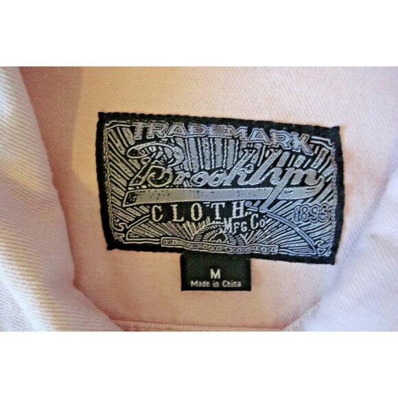 Brooklyn Cloth Jean Jacket Pink Trucker Denim Born Free Womens Size M - Picture 4 of 5